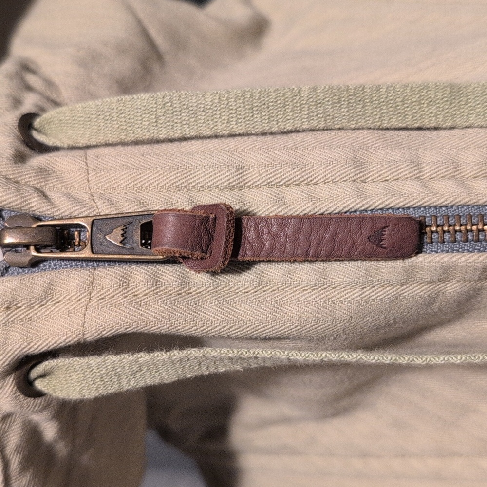 Burton Cleo Hooded Pullover Tan Utility Jacket Size Small - Picture 8 of 14
